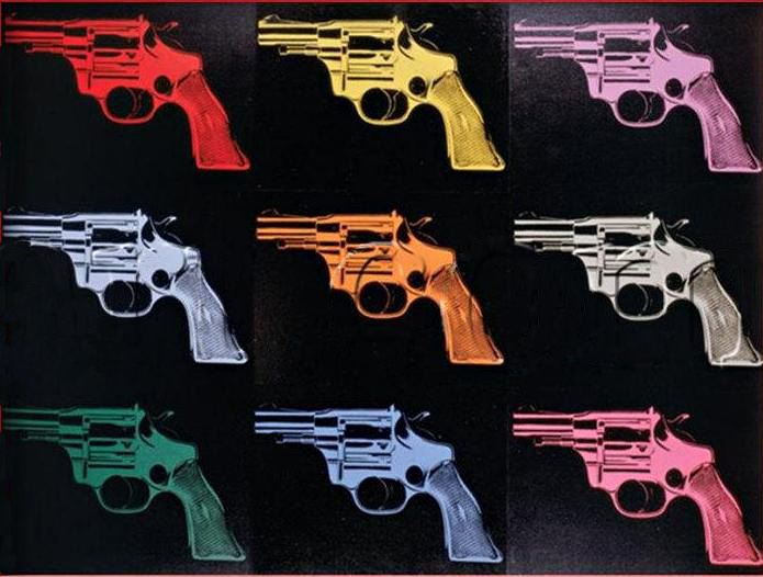 Andy Warhol Gun 1982